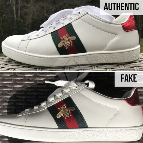 gucci sneakers fake vs real gucci on them|gucci ace sneakers hurt.